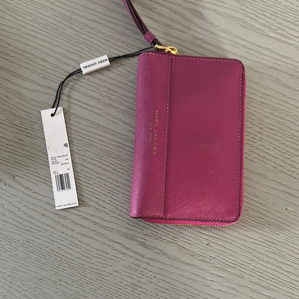 Marc Jacobs Pink Leather Wallet